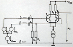 Differential amplifier with a pair (twin) of J-FET transistors